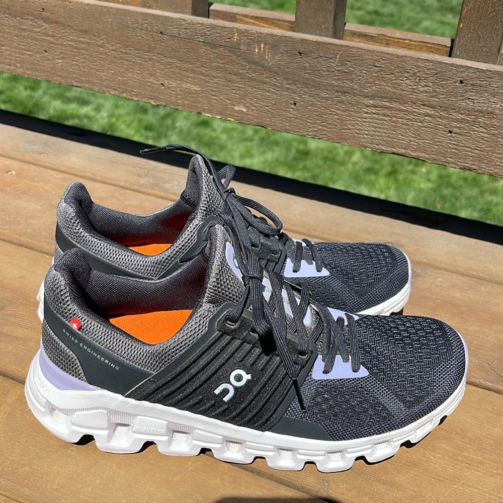 On Cloudswift Women’s Sneakers Magnet/Lavender Running Shoes  Size 8.5 W